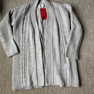 Cable Knit Cardigan Size S NWT